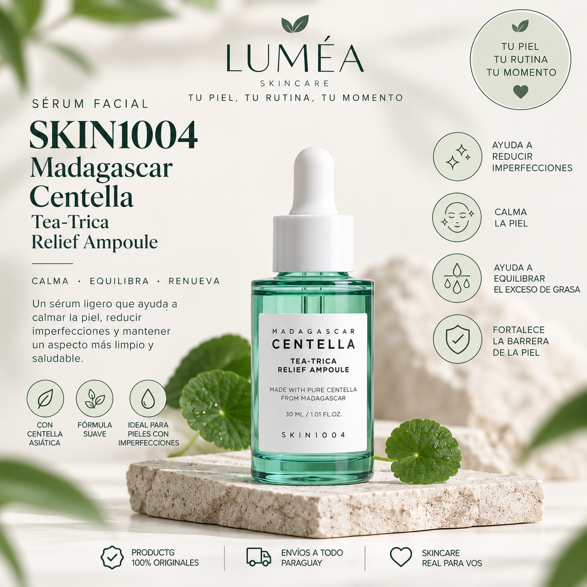 SKIN1004 Madagascar Centella Tea-Trica Relief Ampoule 30 ml