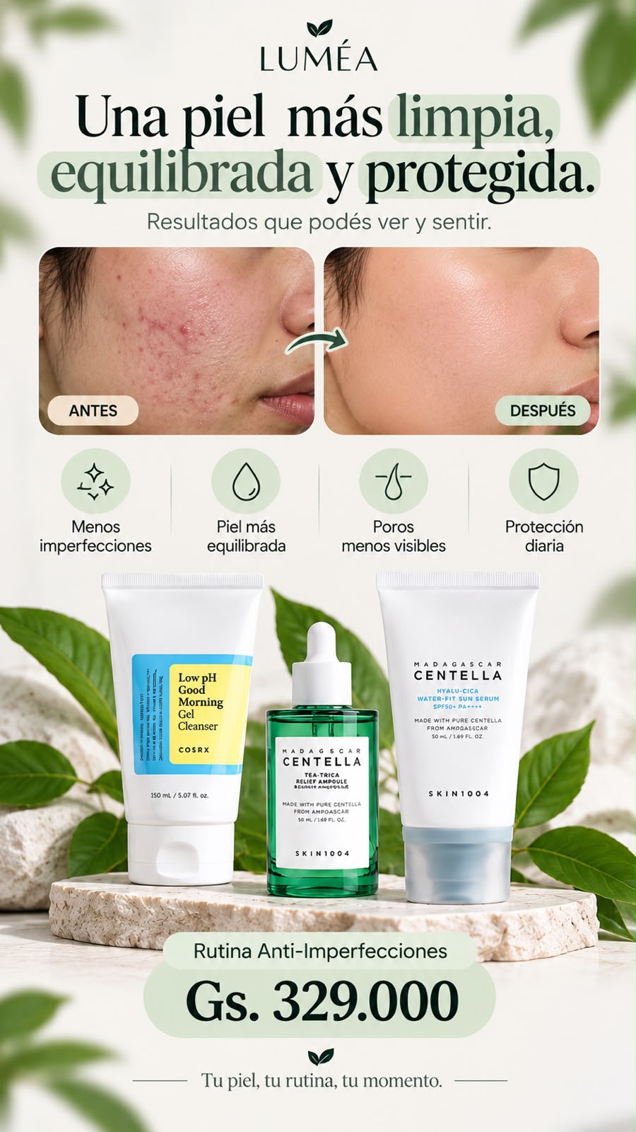 Rutina Anti-Imperfecciones LUMÉA.